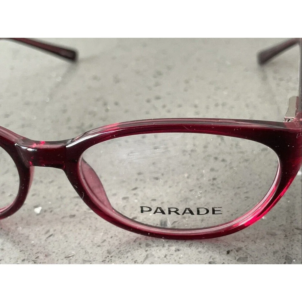 Parade Eyewear 1711 PLUM 52-16-135 Plum Full Rim Eyeglasses Frames Only PQ1711